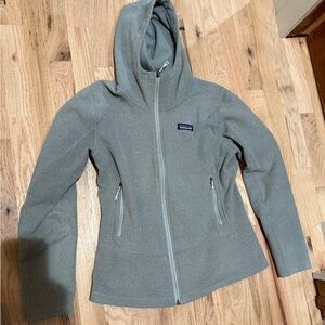 Patagonia Women's Light Gray Hooded Jacket